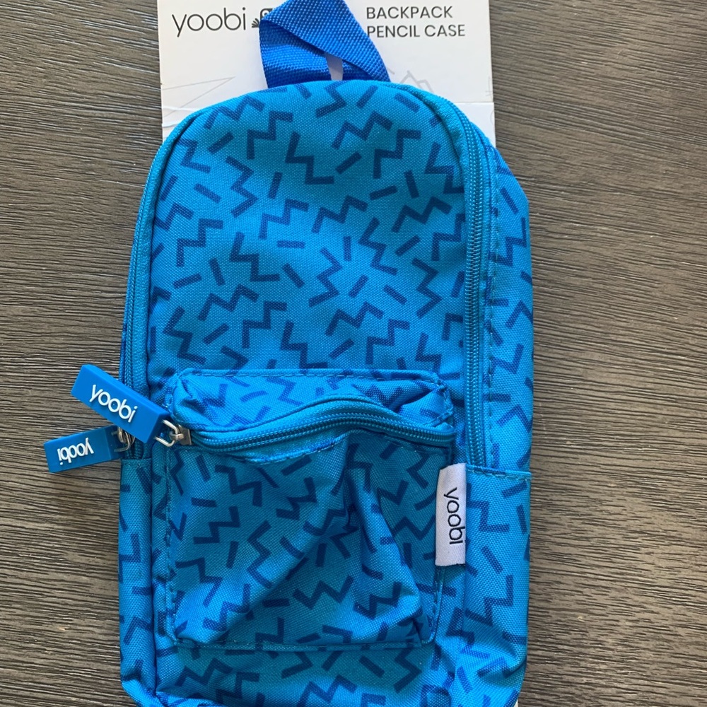 Yoobi Blue Kids Pencil Case! New!